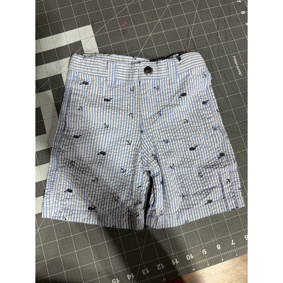 Nautica  whale anchor print shorts size 2T‎ - Picture 1 of 5